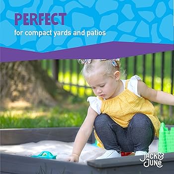 Amazon.com: Jack & June Hexagonal Cedar Sand Box Playset